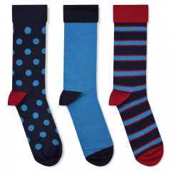 Schoffel Bamboo Sock 3 Pack Sea Blue