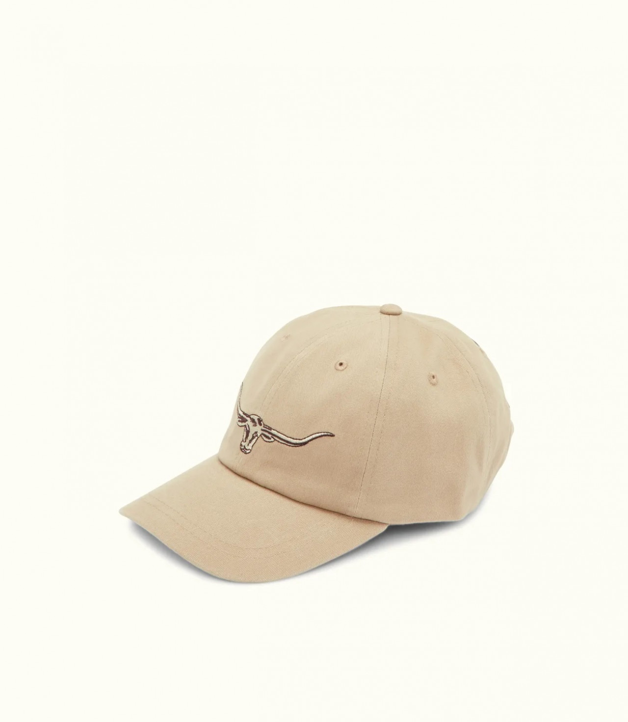 Rm Williams Steers Head Logo Cap Buckskin