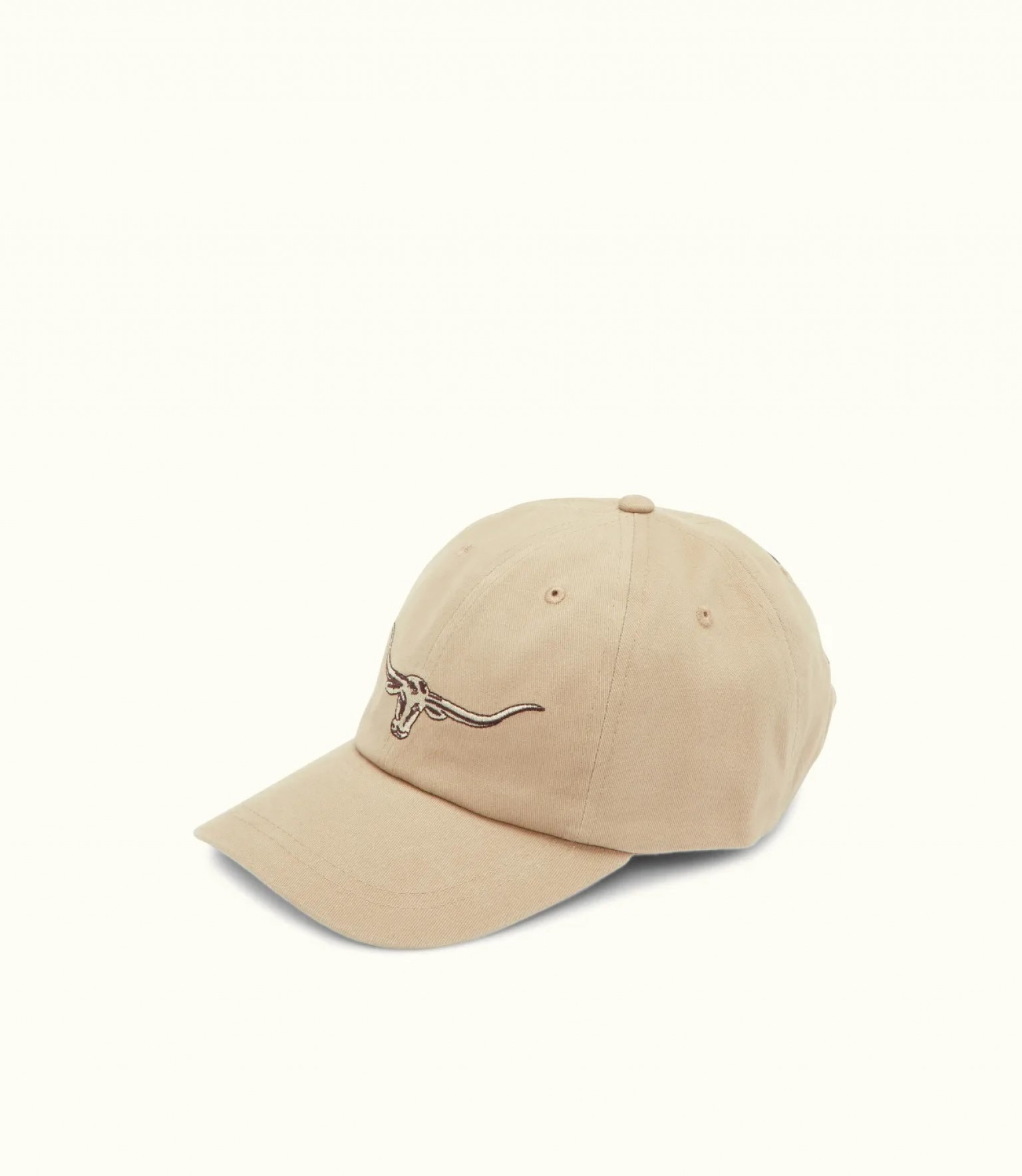 Rm Williams Steers Head Logo Cap Buckskin