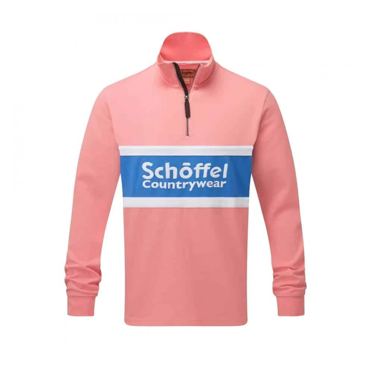 Schoffel Exeter Heritage 1/4 Zip Flamingo