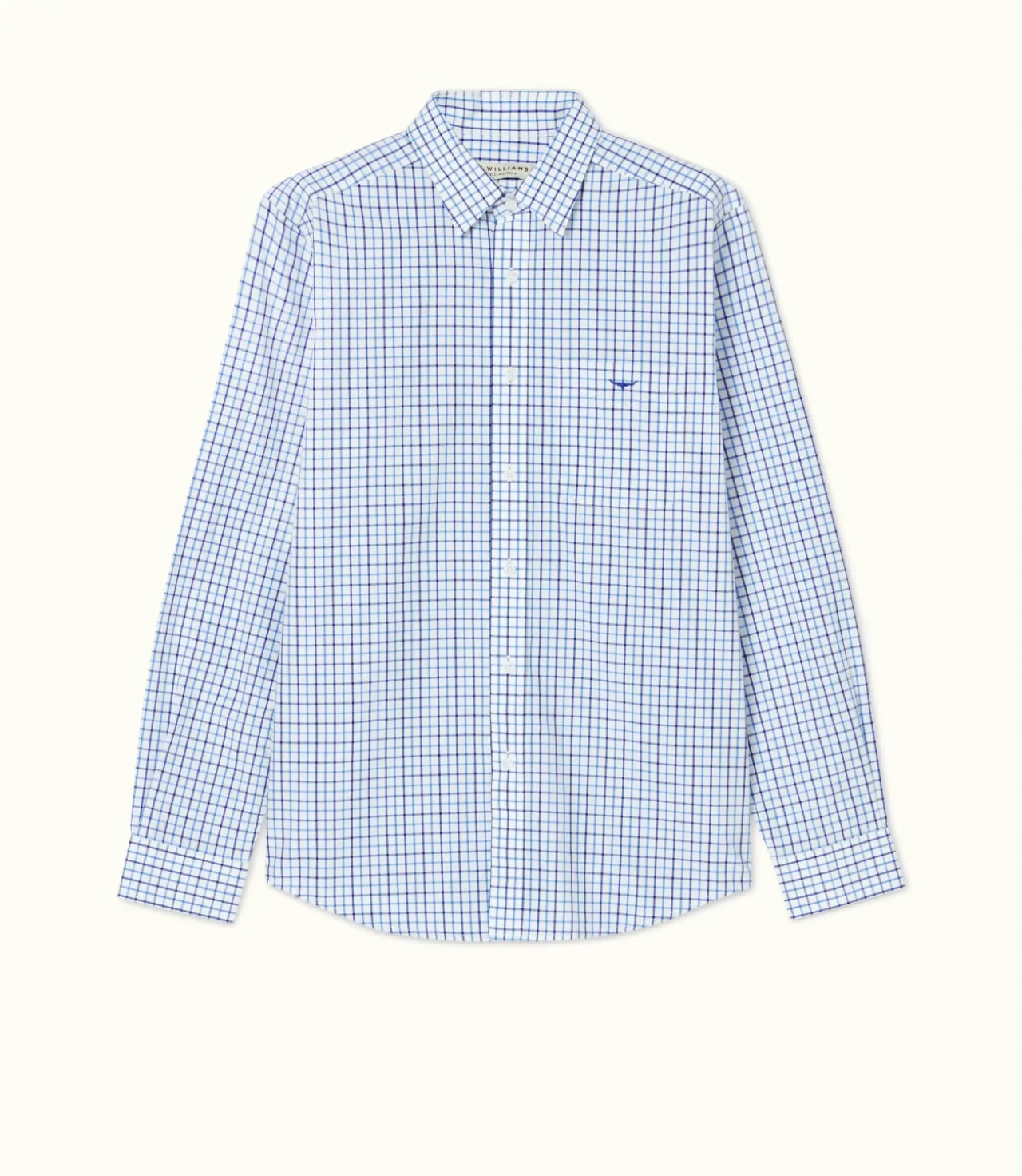 Rm Williams Collins Shirt Pale Blue