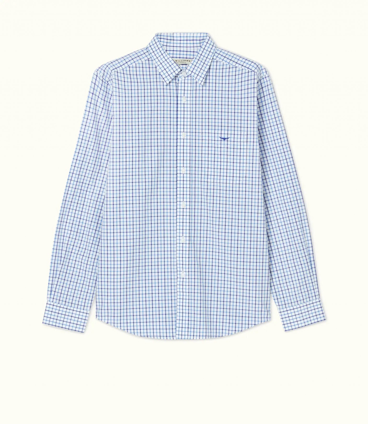 Rm Williams Collins Shirt Pale Blue