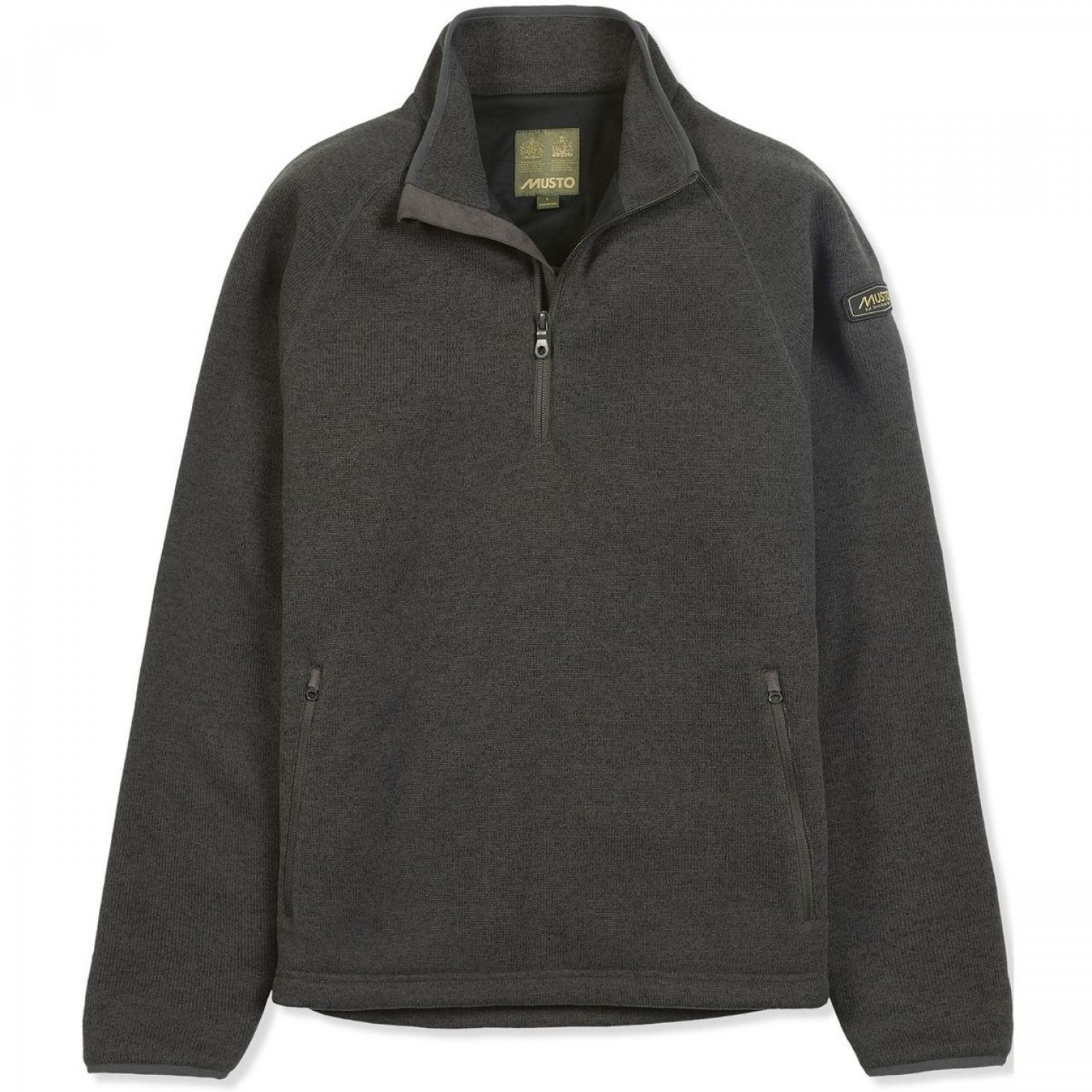 Musto Super Warm 1/4 Zip Windjammer Liquorice