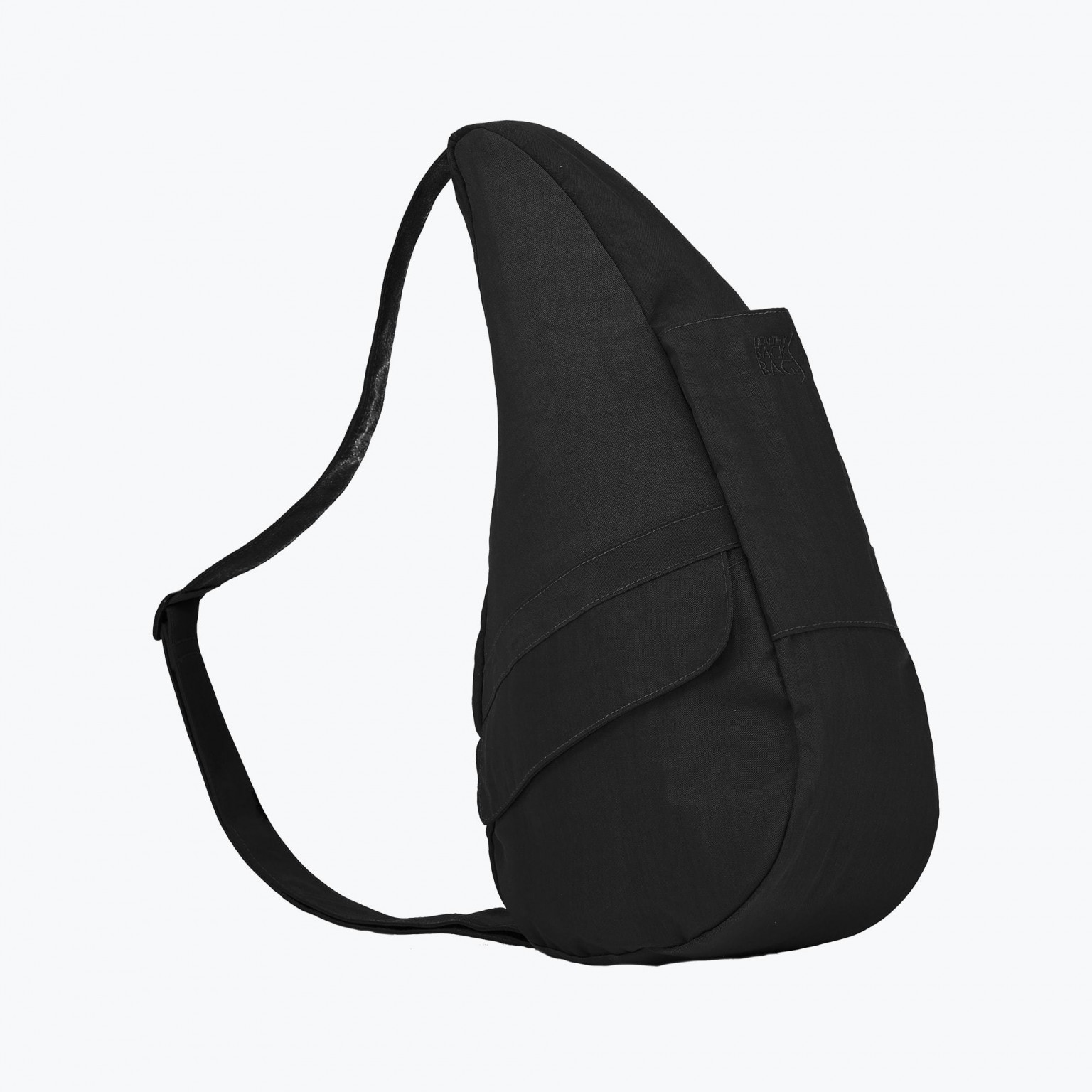 Healthy Back Bag Textured Nylon Small Bag Black