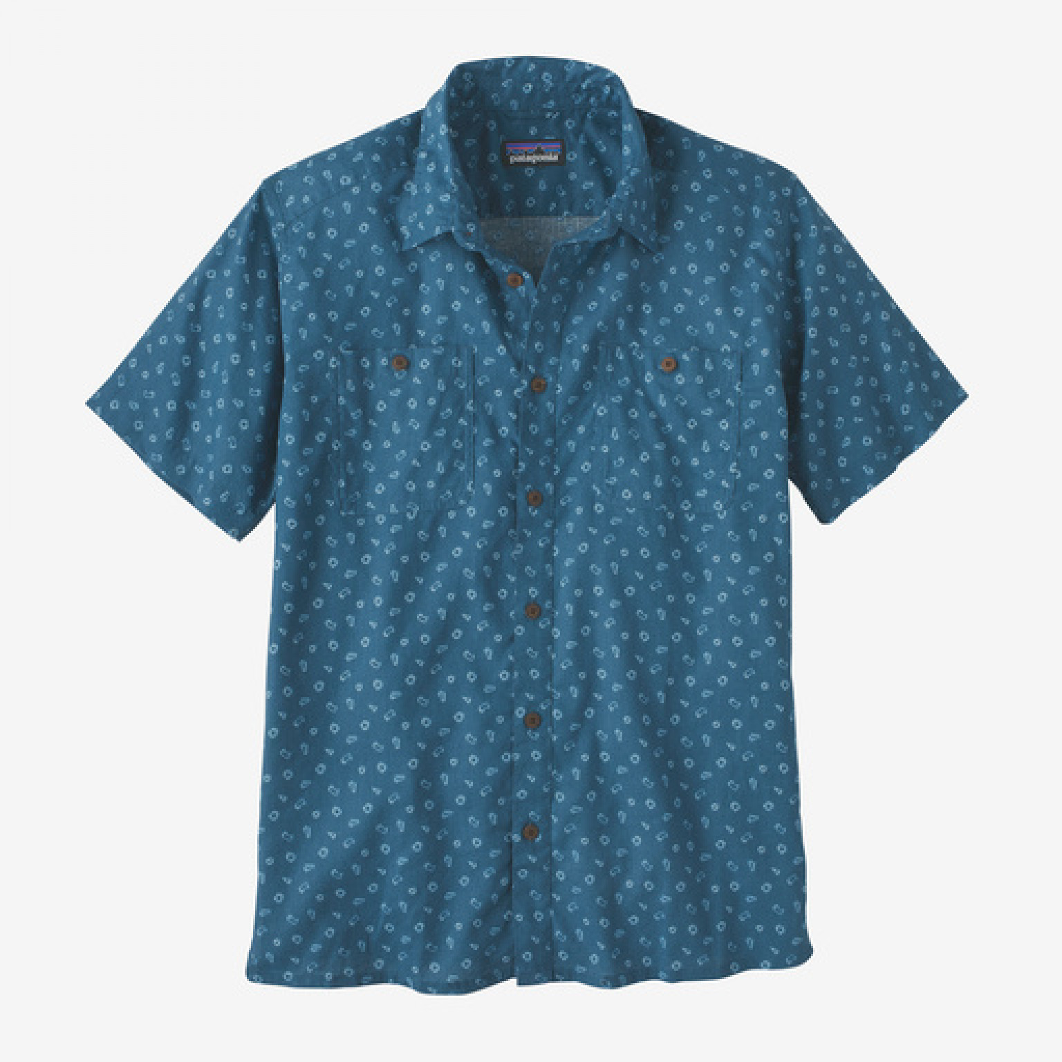 Patagonia Back Step Shirt Wavy Blue