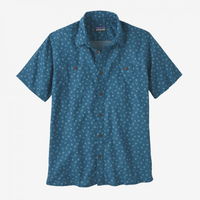 Patagonia Back Step Shirt Wavy Blue