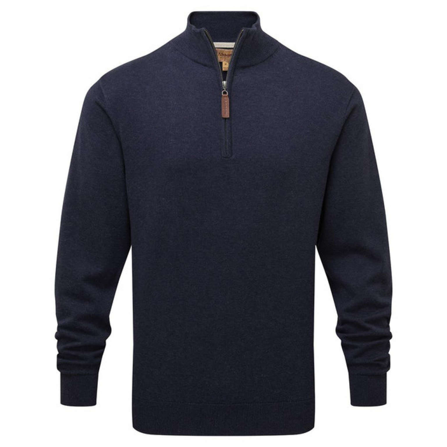 Schoffel Porthmeor Pima Cotton 1/4 Zip Navy