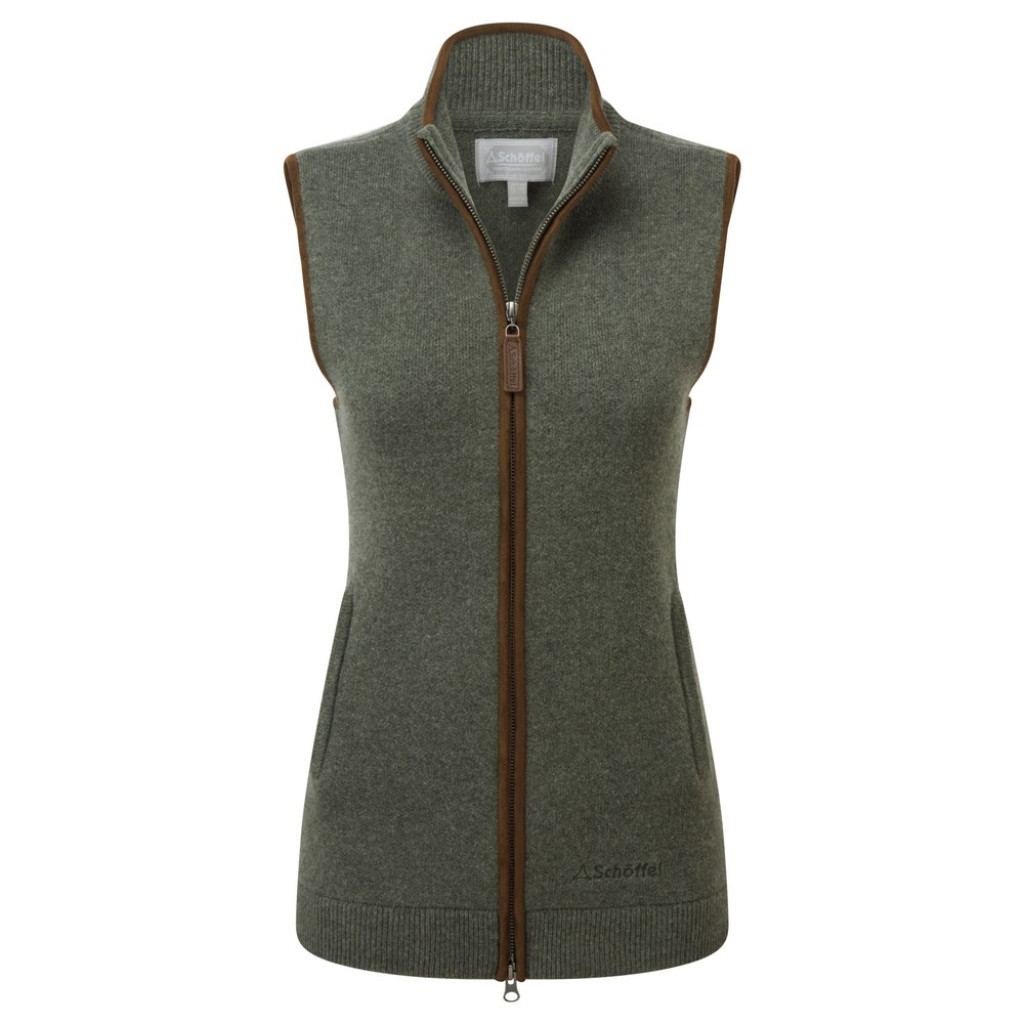 Schoffel Ladies Orkney Merino Gilet Cedar