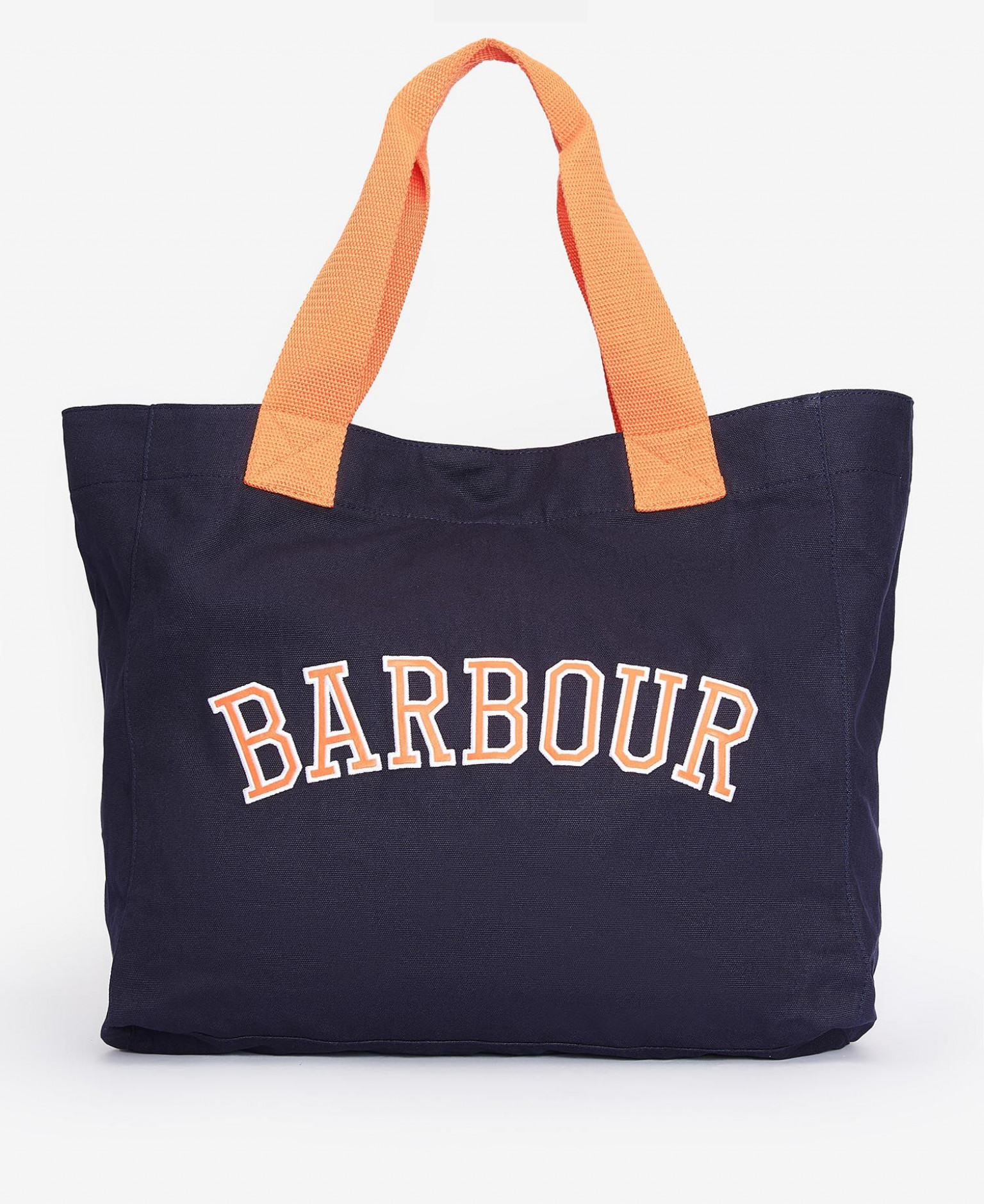 Barbour Logo Holiday Tote Navy
