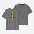 Patagonia Fitz Roy Wild Responsibili-Tee Grey Heather