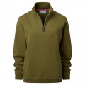 Schoffel Ladies 1/4 Zip Sweatshirt Artichoke