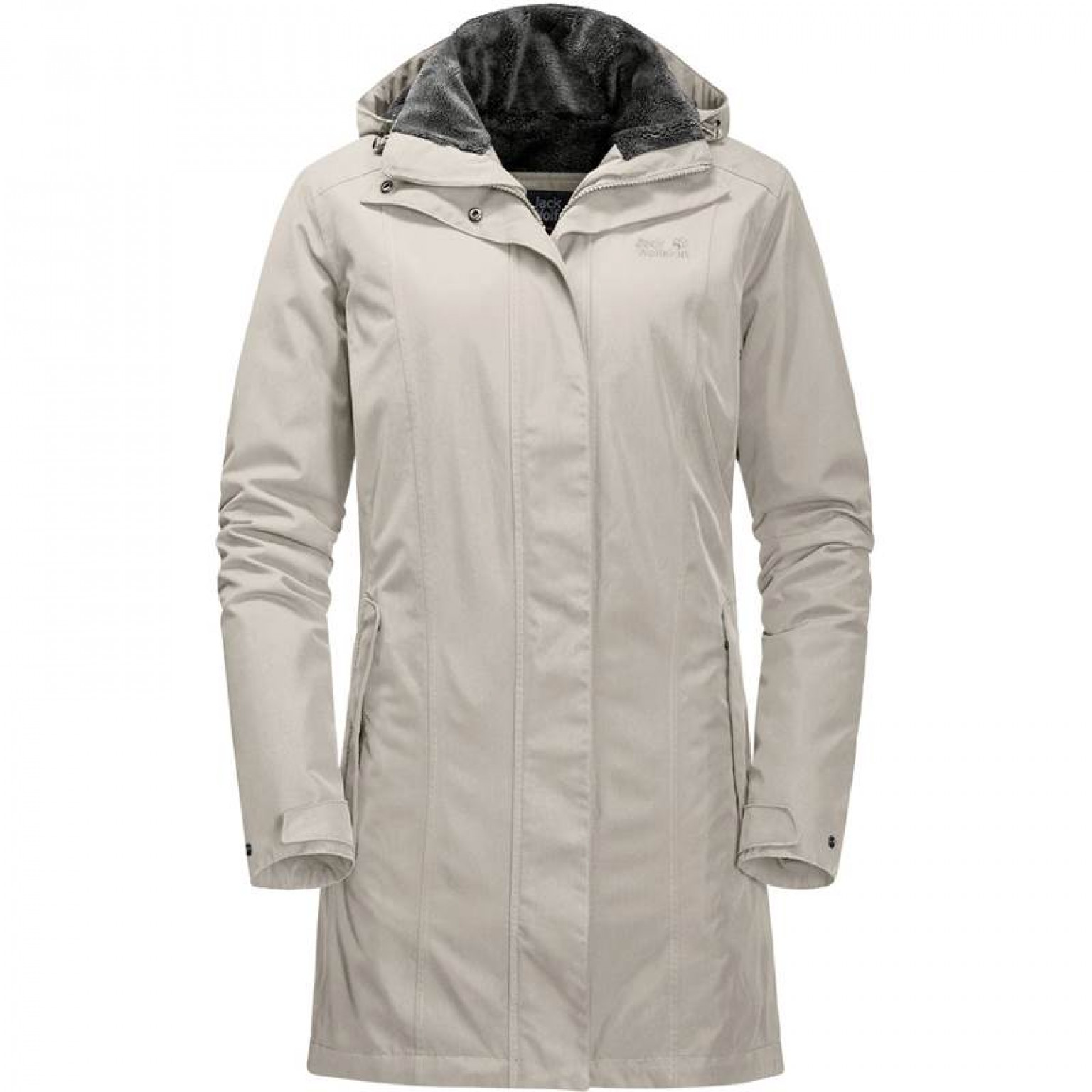 Jack Wolfskin Madison Avenue Coat Light Grey