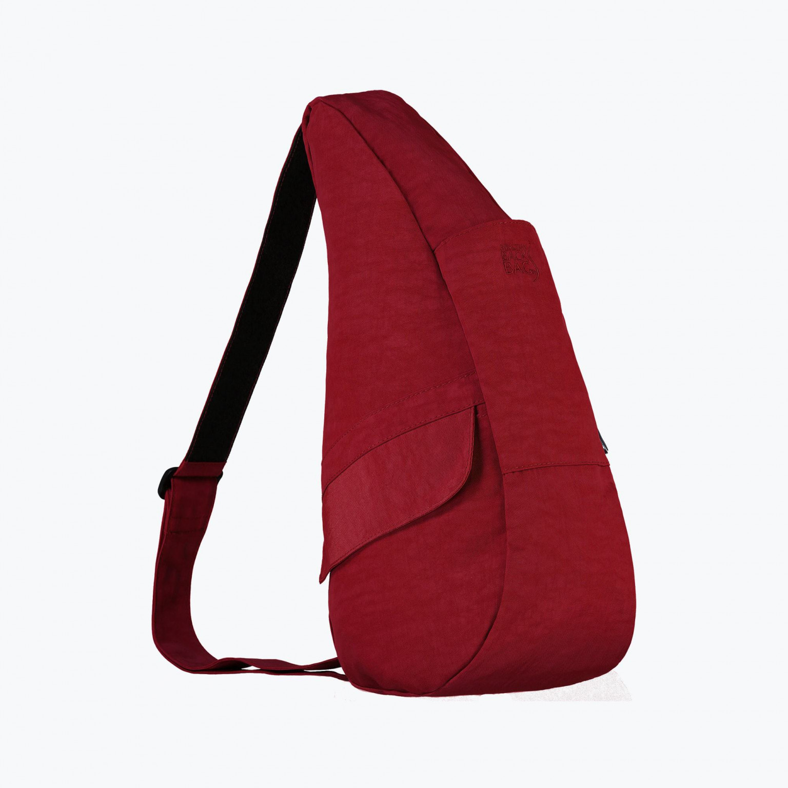 Healthy Back Bag Textured Nylon Small Bag Crimson