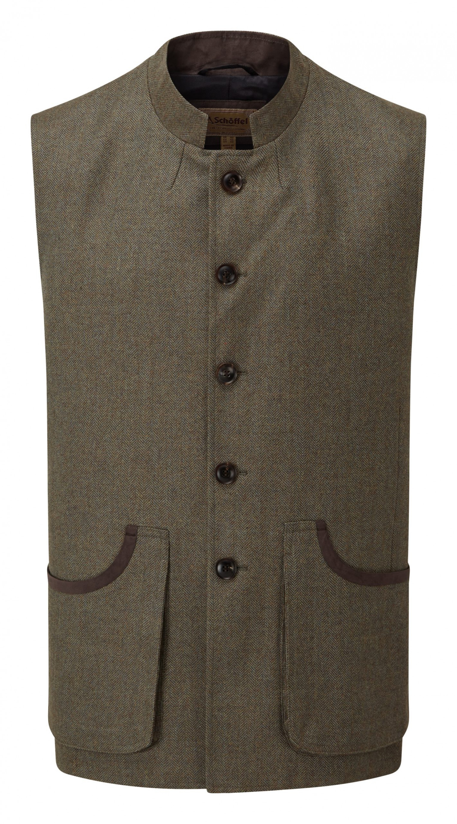 Schoffel Holcot Tweed Waistcoat Loden