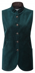 Schoffel Ladies Nehru Waistcoat Kingfisher