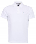 Barbour Tartan Pique Polo White