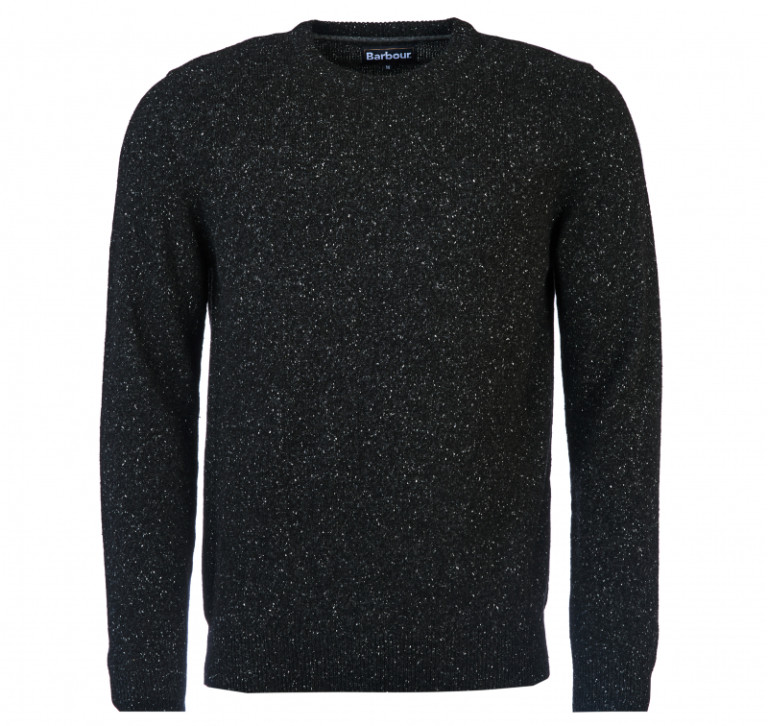 Barbour Tisbury Crew Neck Jumper Black