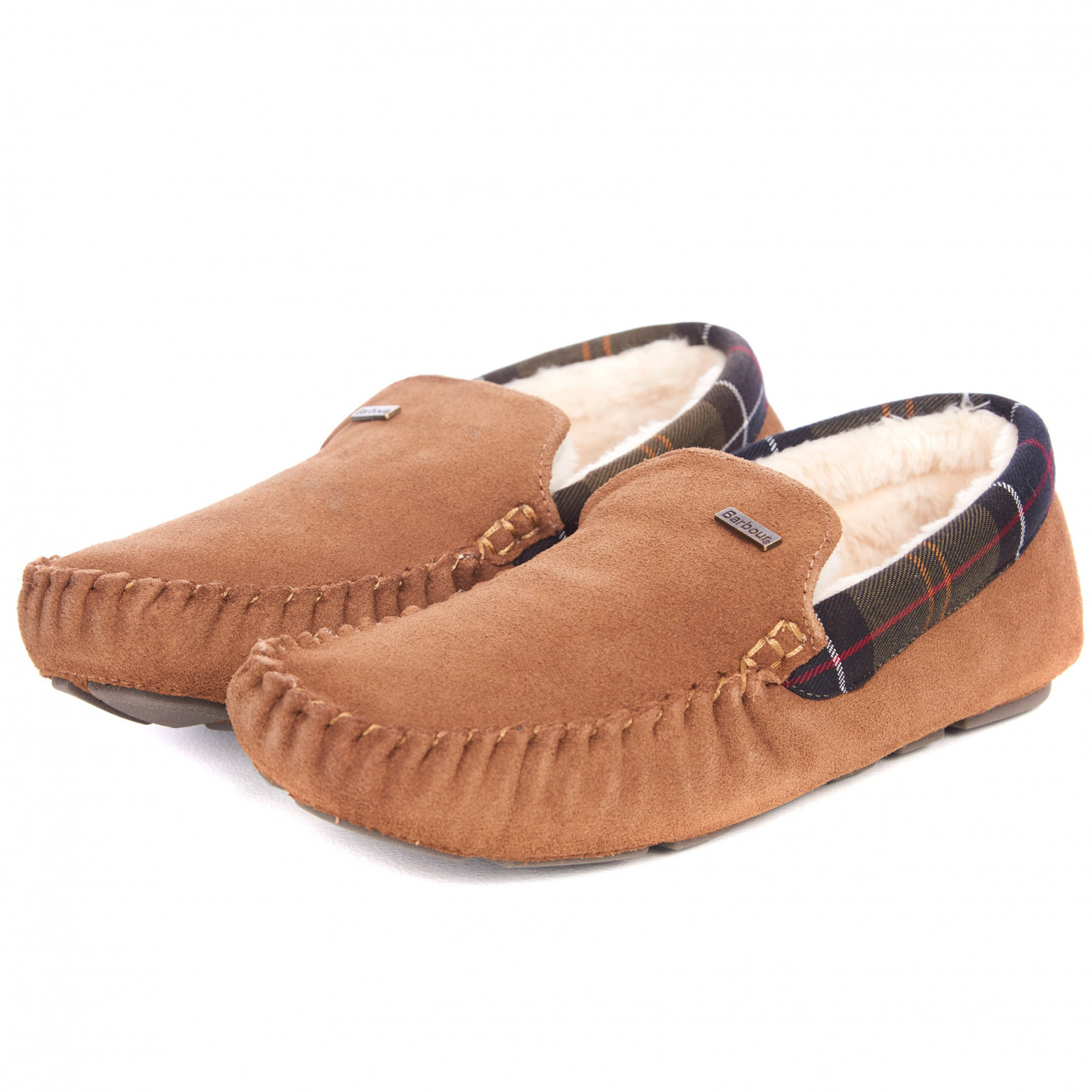 Barbour Monty Slipper Camel