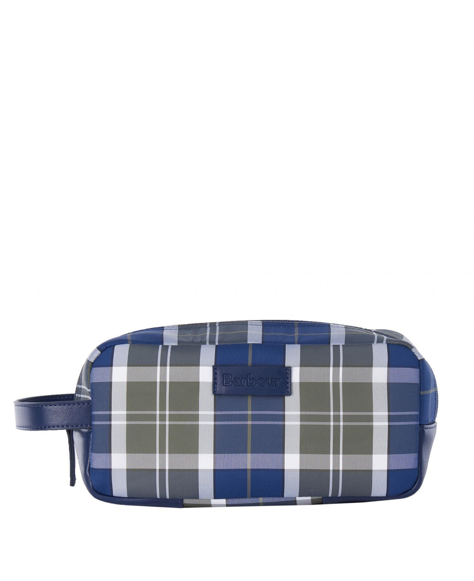 Barbour Wetherham Tartan Washbag Sage