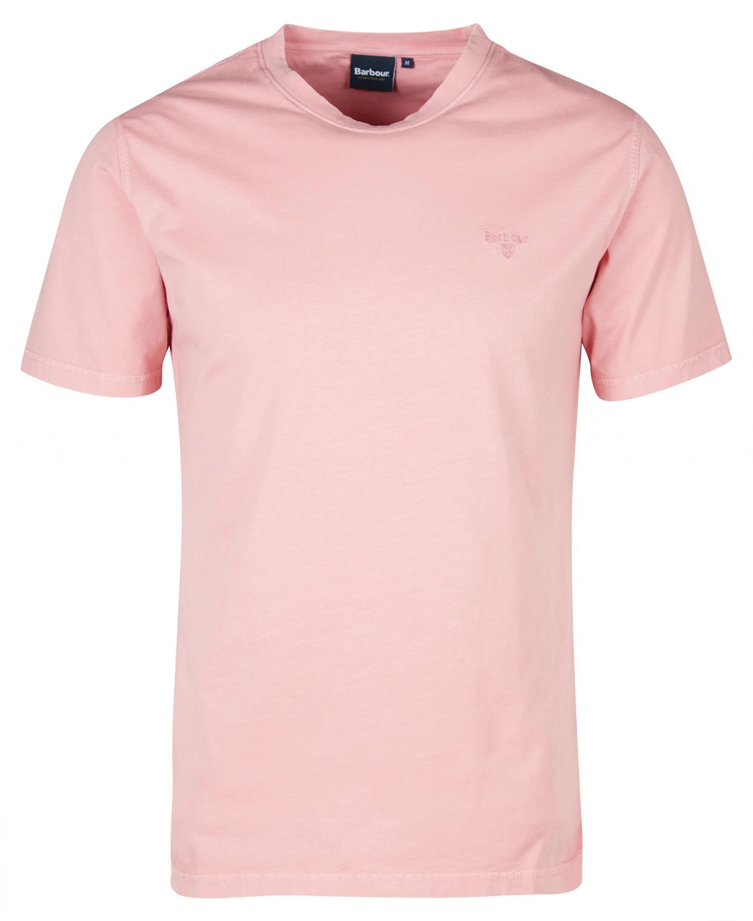 Barbour Garment Dyed Tee Pink