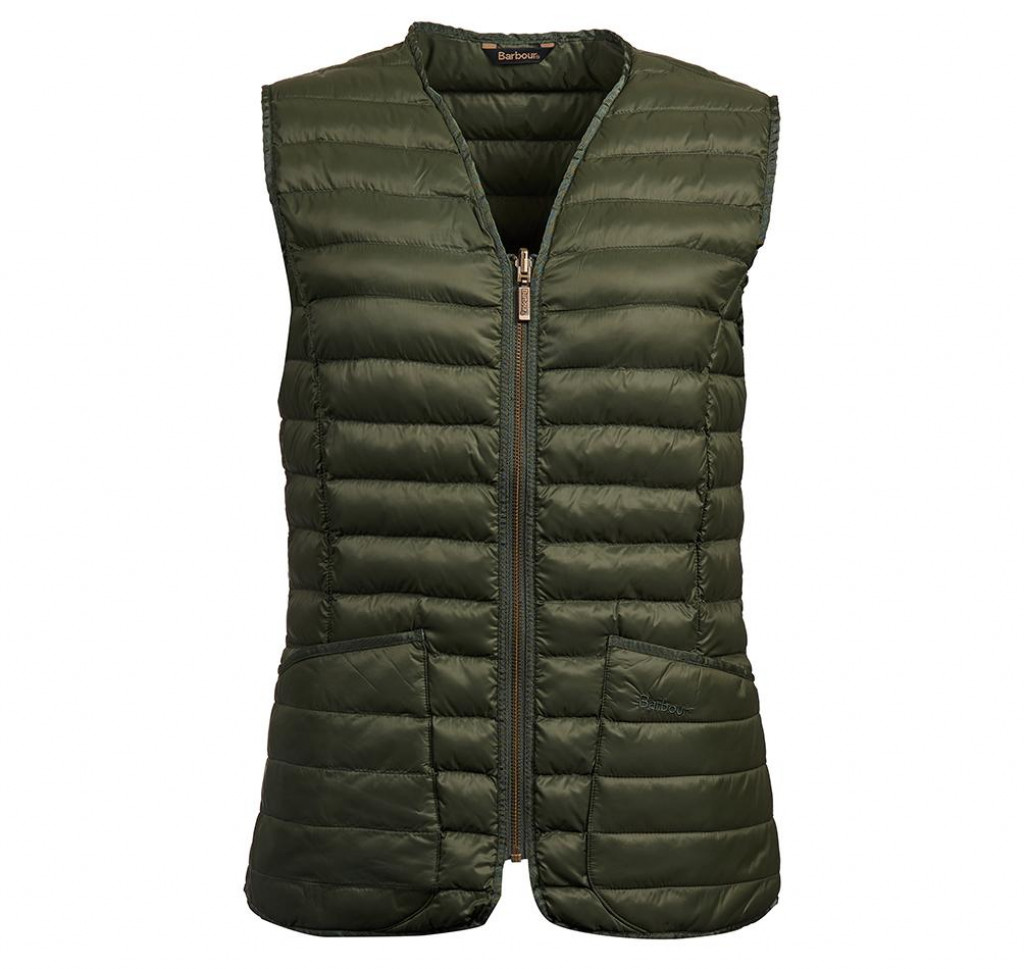 Barbour Baffle Betty Liner Olive