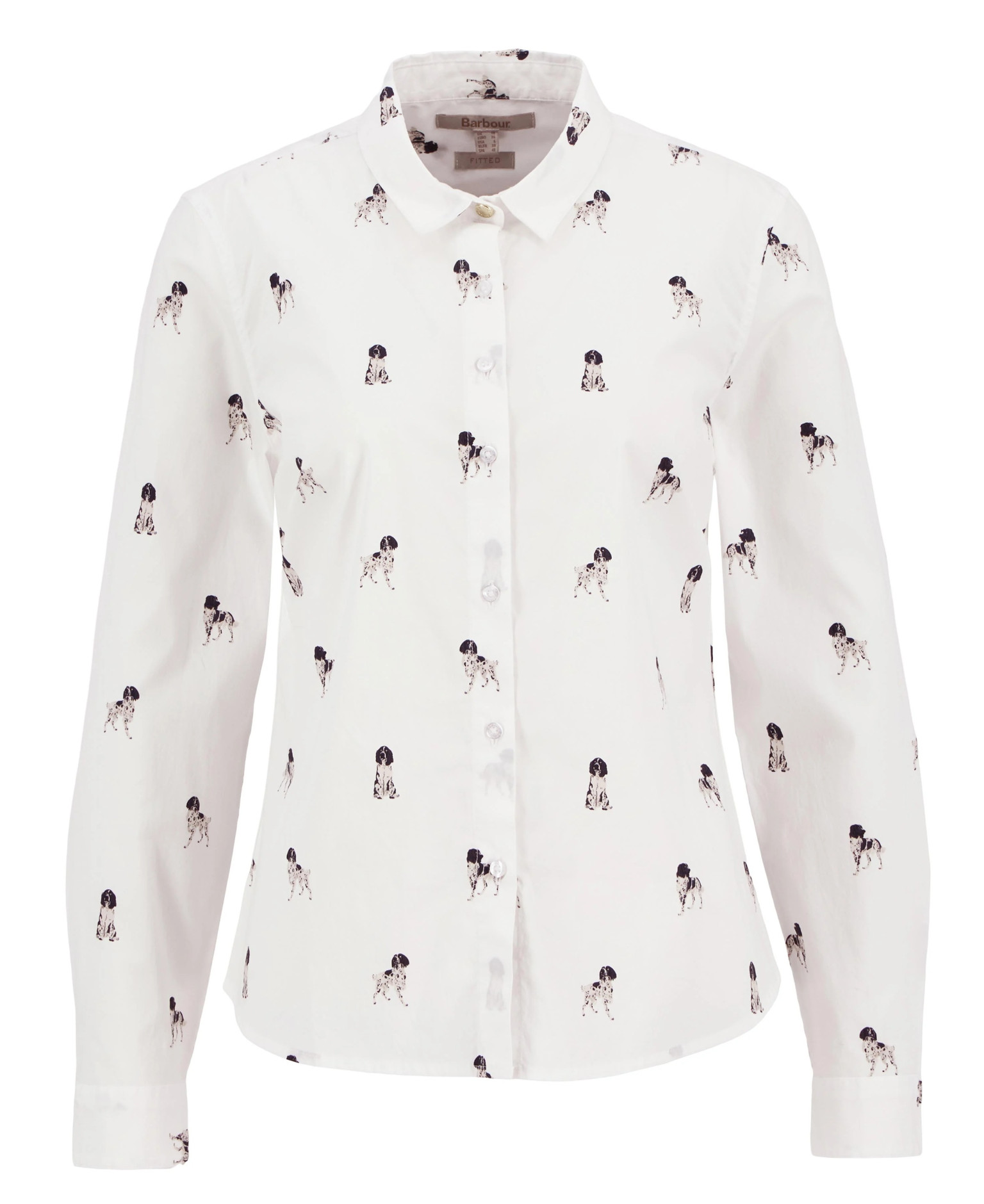 Barbour Brambles Shirt Dog Pattern