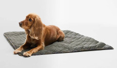 Barbour Dog Quilt And Fleece Blanket Olive