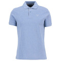 Barbour Tartan Pique Polo Sky