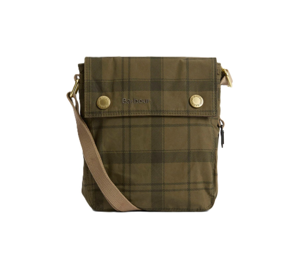Barbour Transport Crossbody Bag Dusky Green