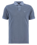 Barbour Washed Tartan Pique Polo Blue