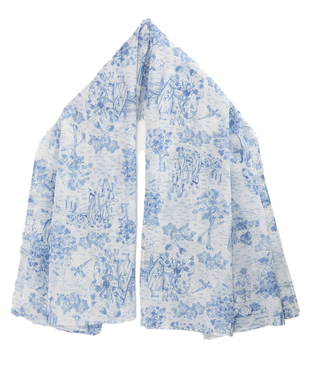 Barbour Wisteria Scarf White