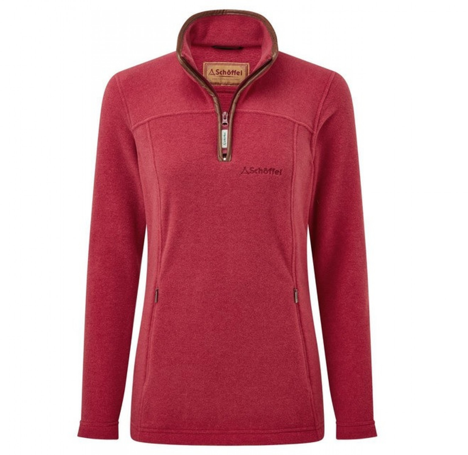 Schoffel Tilton 1/4 Zip Fleece Pomegranate