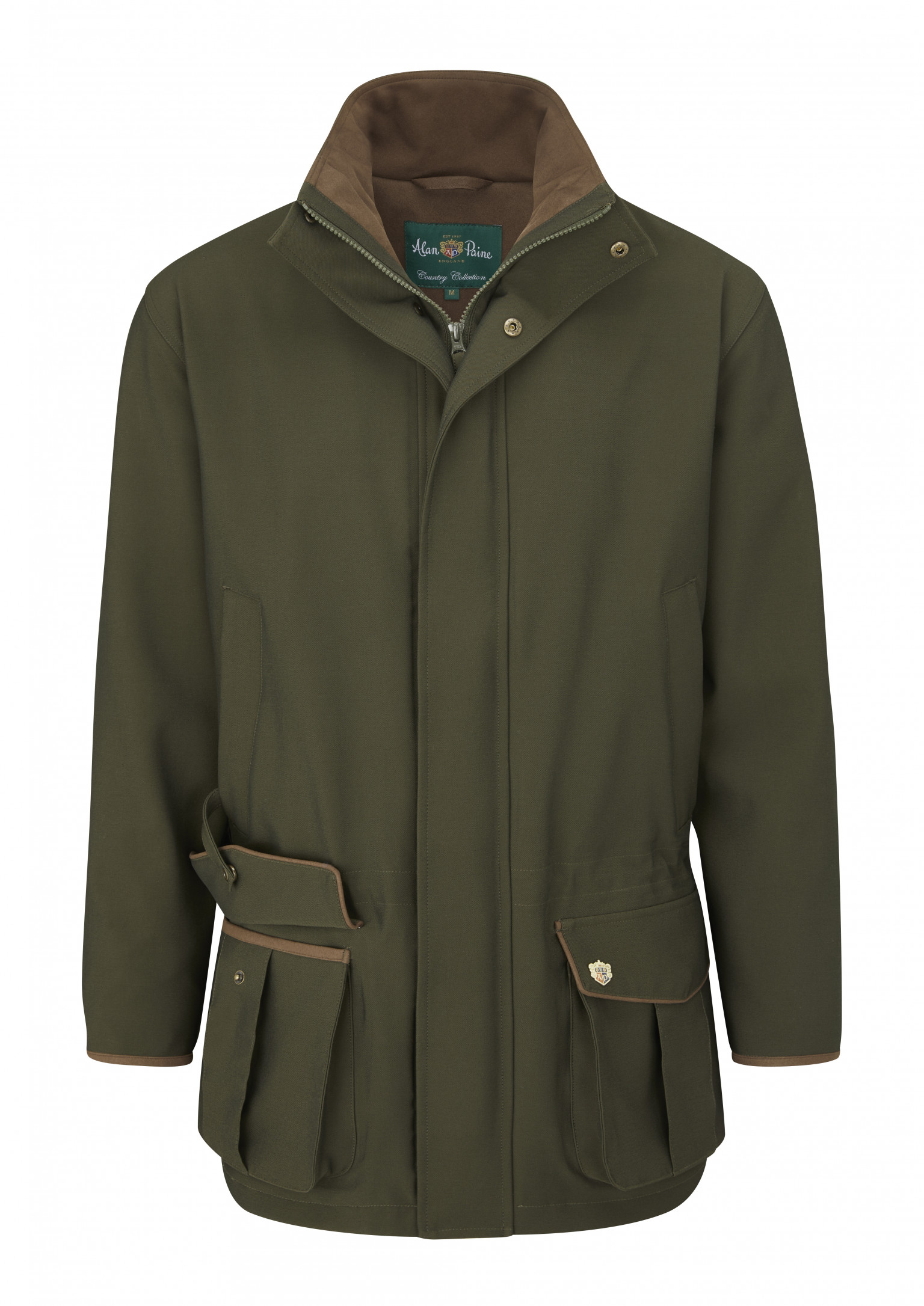 Alan Paine Stancombe Waterproof Coat Olive