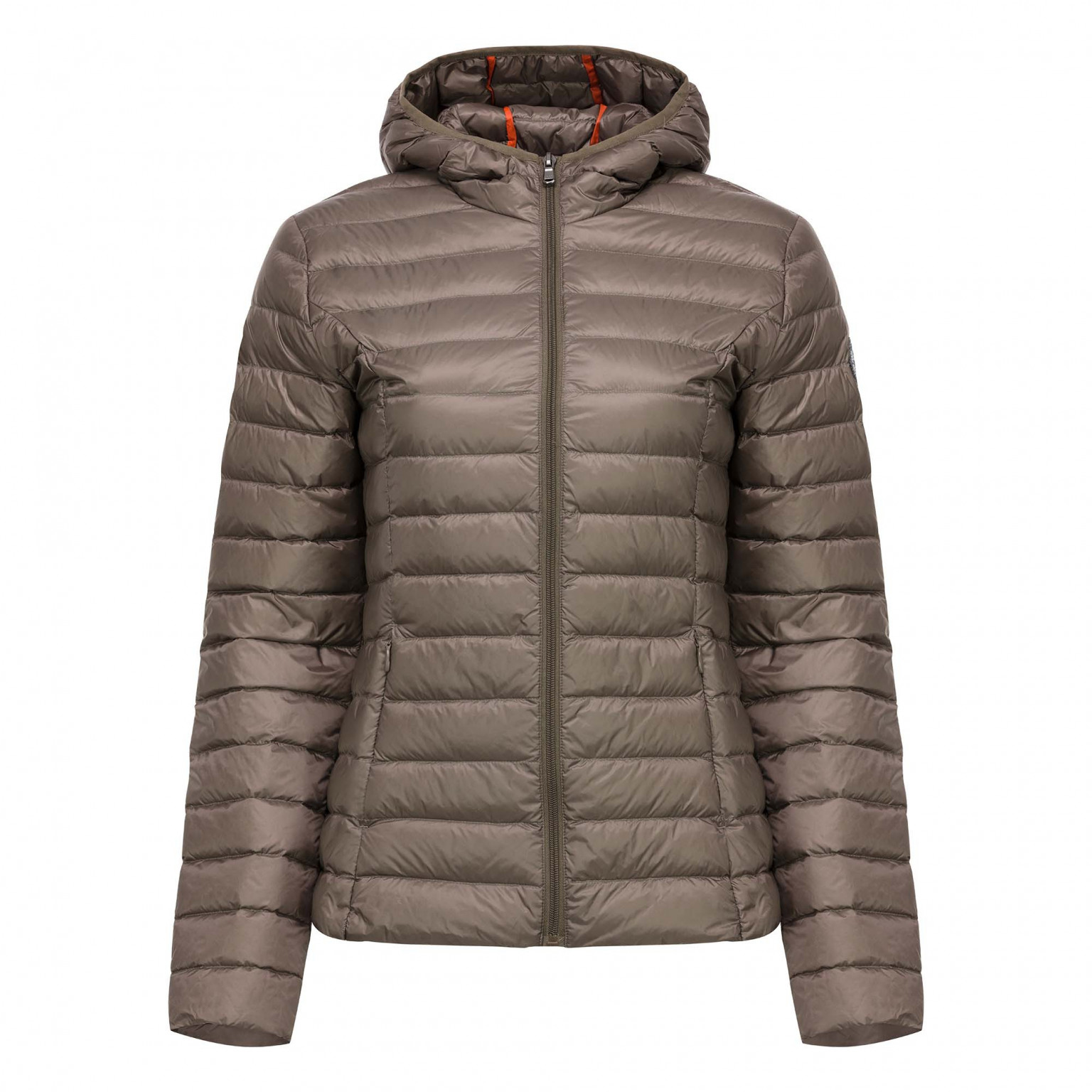 Jott Ladies Hooded Down Jacket Taupe