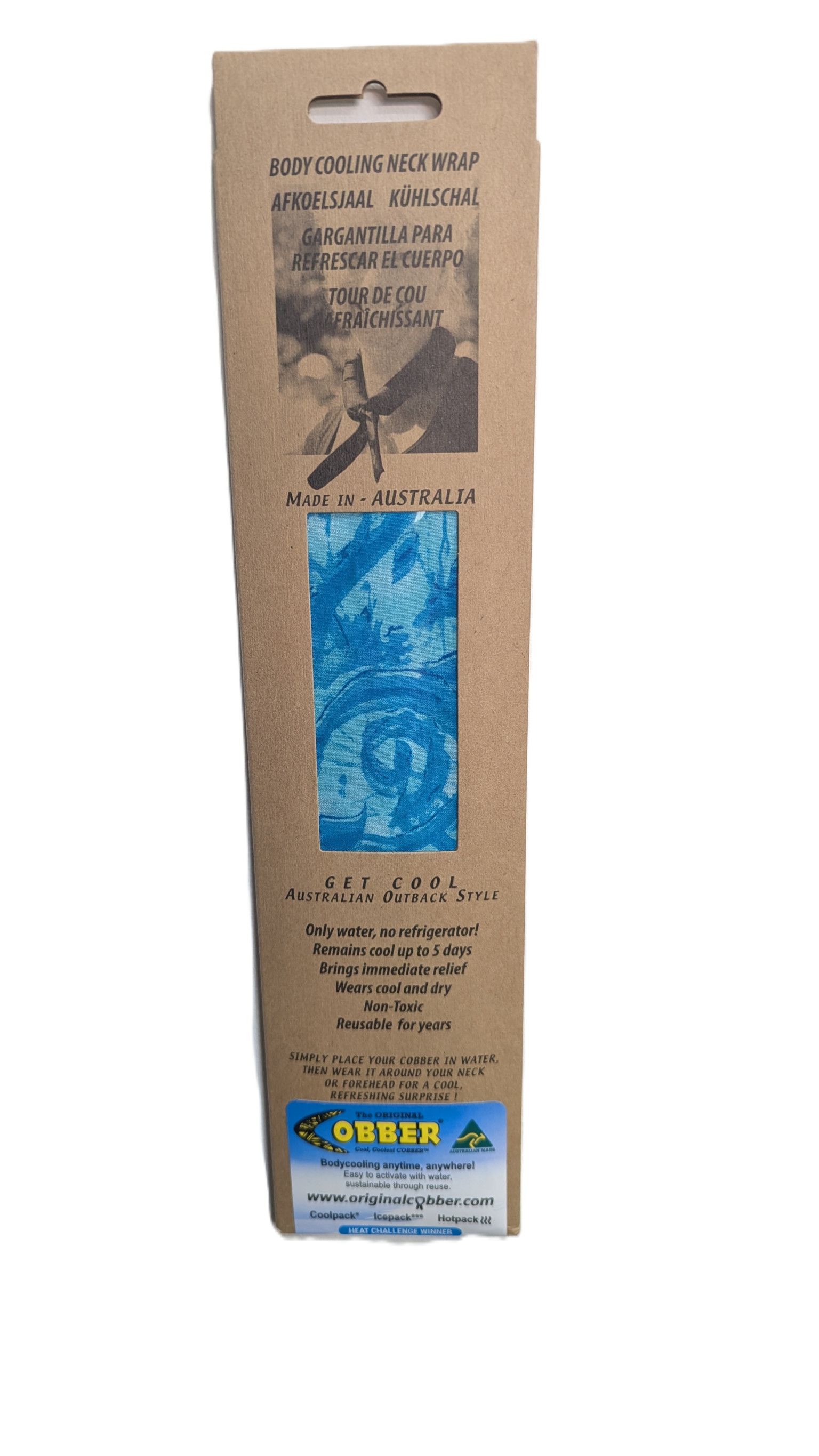 Cobber Neck Cooler Blue