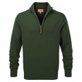 Schoffel Cotton Cashmere 1/4 Zip Racinggreen