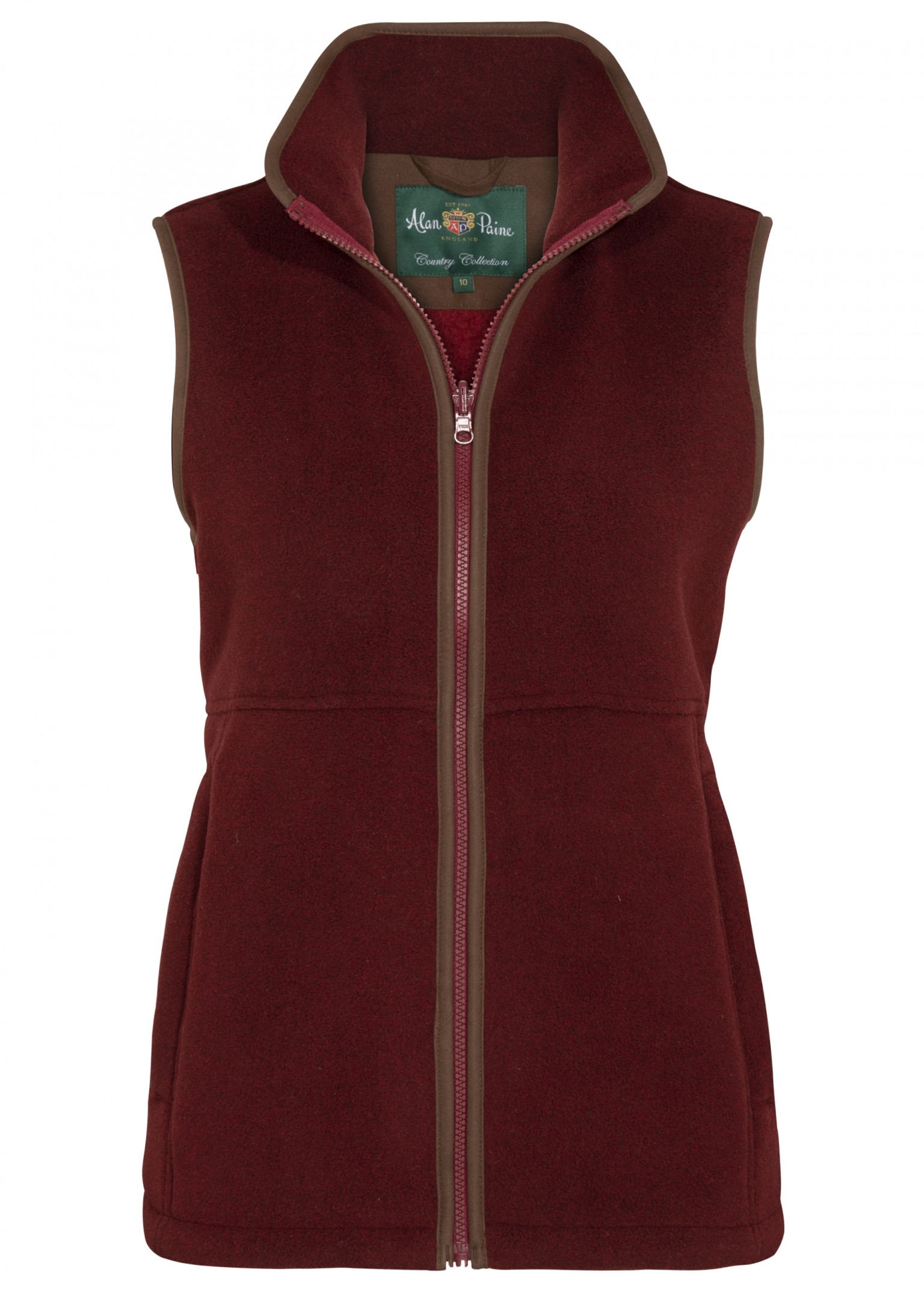 Alan Paine Ladies Aylsham Gilet Bloodstone