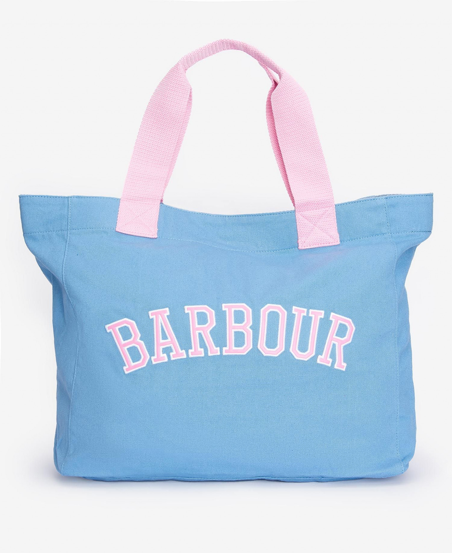 Barbour Logo Holiday Tote Chambray