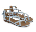 Fairfax And Favor Brancaster Sandal Suede Sky