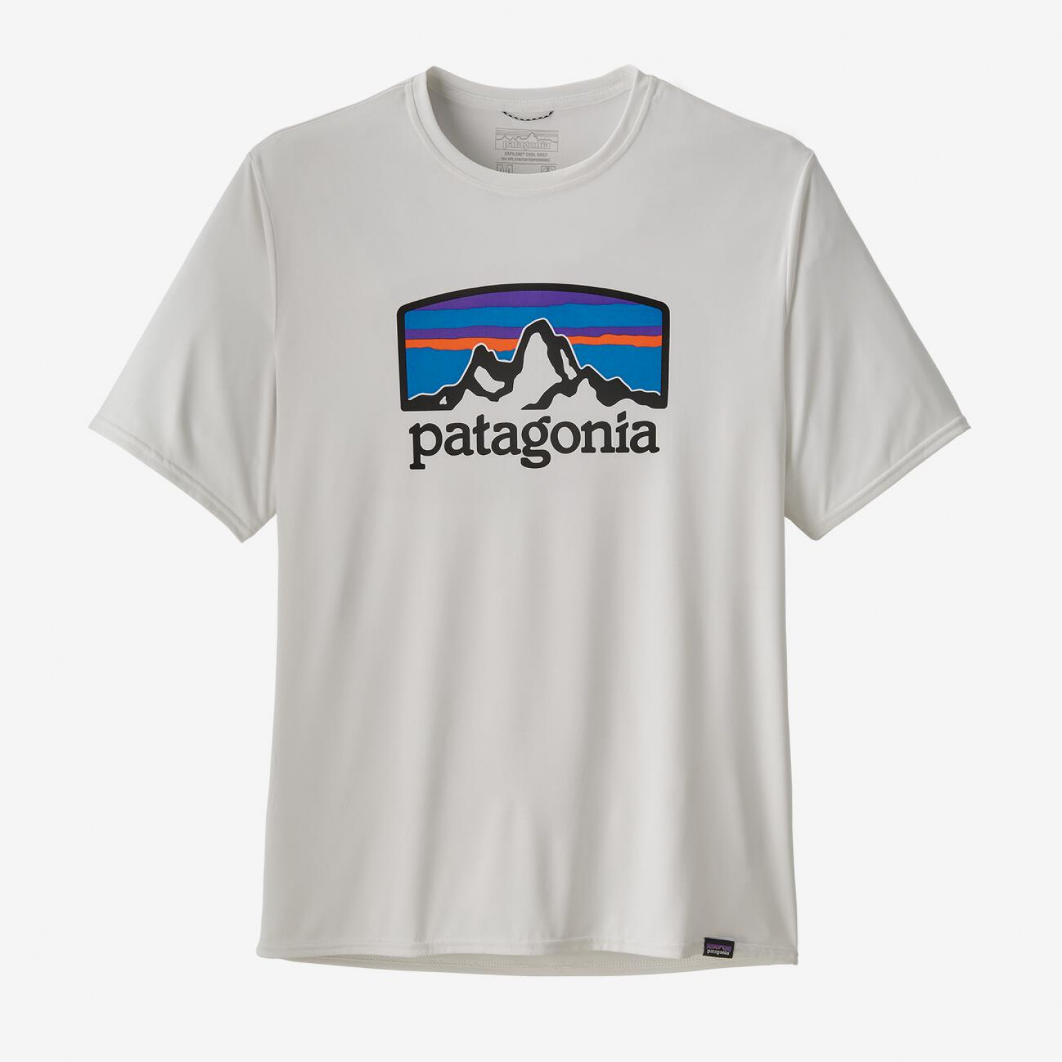 Patagonia Fitz Roy Horizon Logo T White