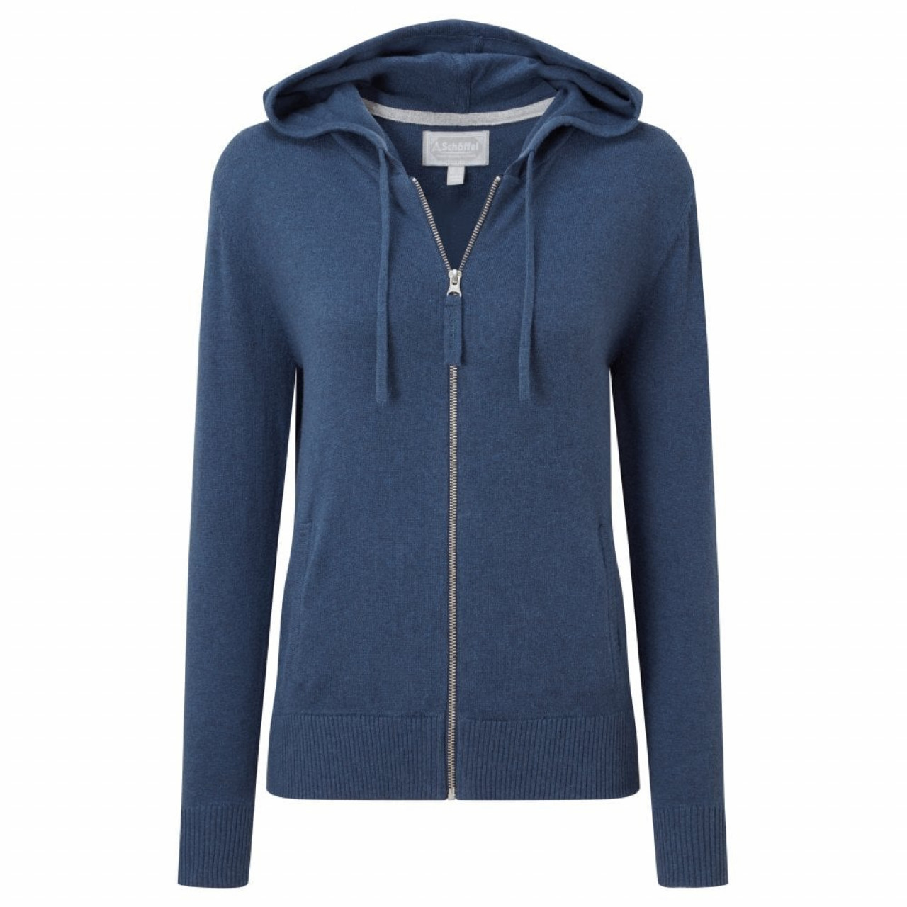 Schoffel Fowey Knitted Leisure Hoodie French Navy | Jacks 1952