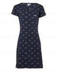 Barbour Harewood Print Dress Navy Bee