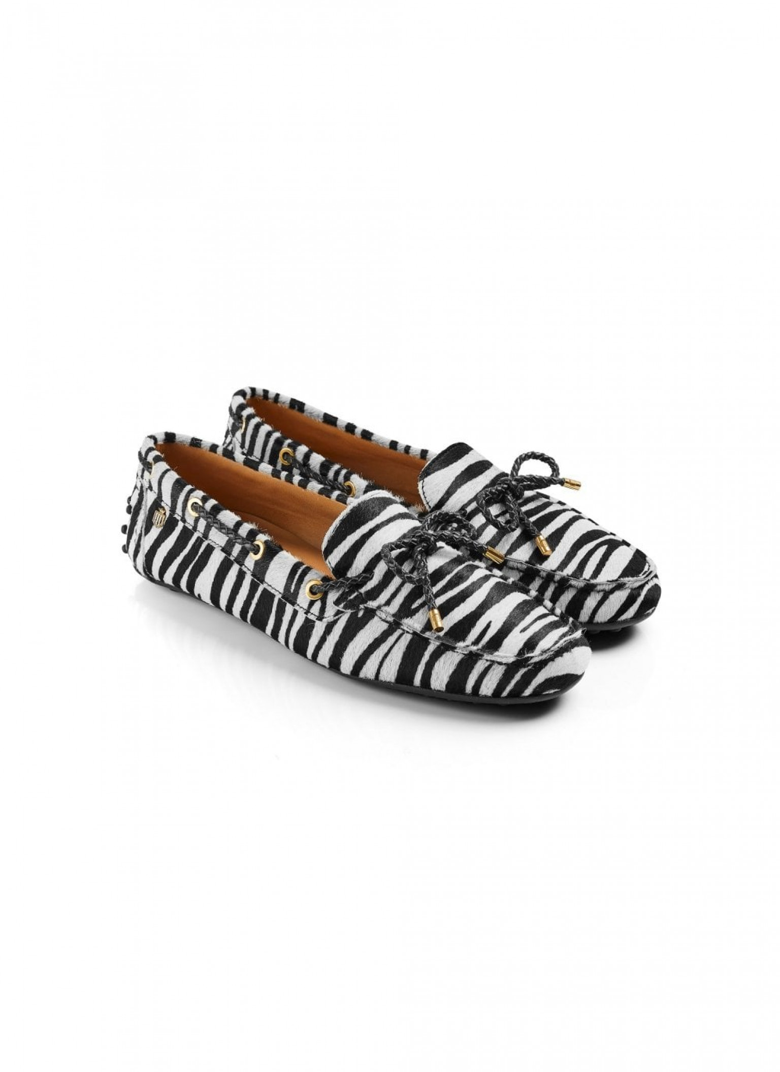 Fairfax And Favor Ladies Henley Haircalf Shoe Zebra