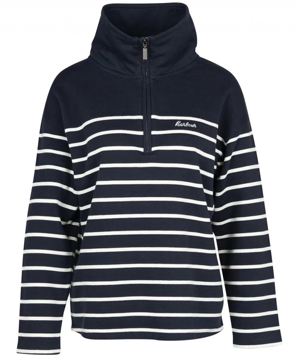 Barbour Brad Funnel Overlayer Navy