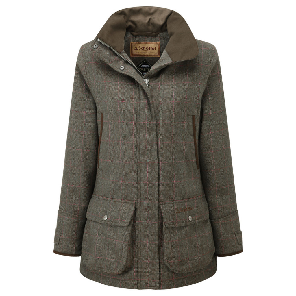 Schoffel Ladies Ptarmigan Tweed Coat Cavell