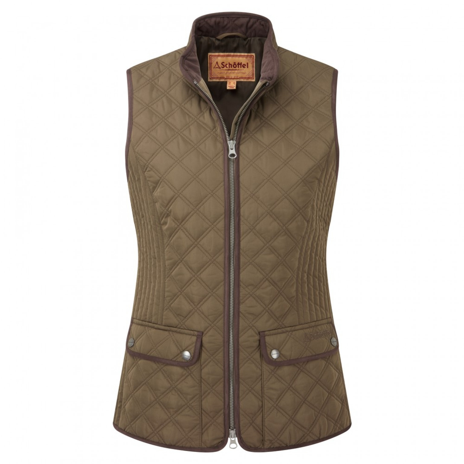 Schoffel Ladies Quilt Gilet Olive