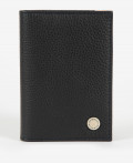 Barbour Leather Billfold Wallet Black