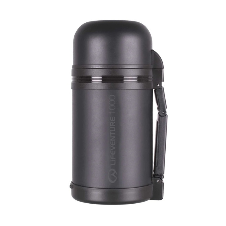 Lifesystems Wide Mouth 1 Lt Flask Black