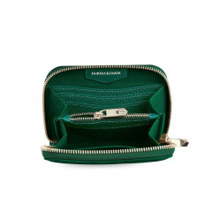 Fairfax And Favor Mini Salisbury Suede Purse Emerald