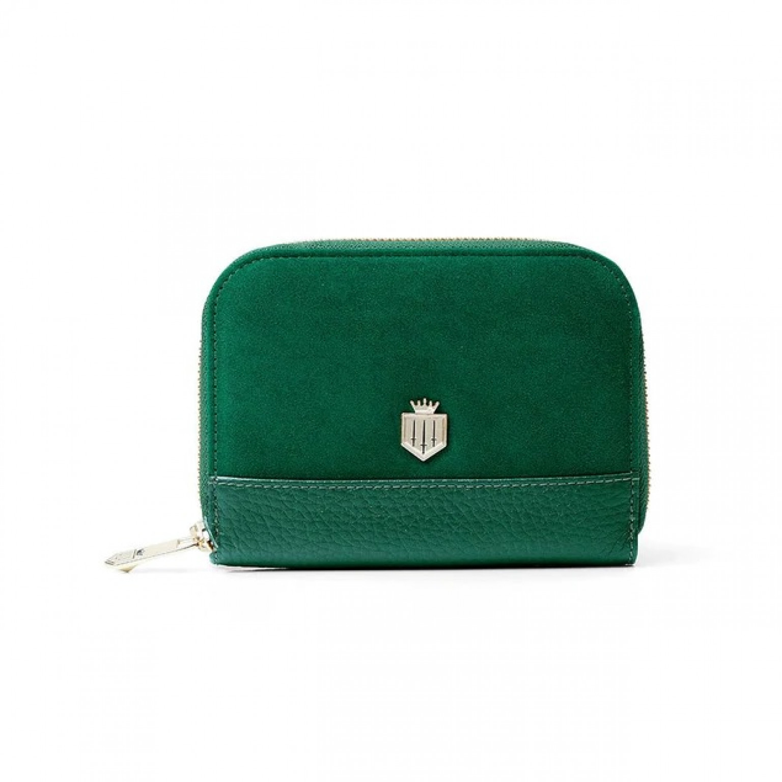 Fairfax And Favor Mini Salisbury Suede Purse Emerald